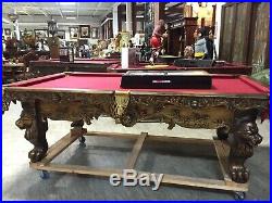 100 Monarch Luxury Pro Pool Table Traditional Billiard Game Table WithAccessories