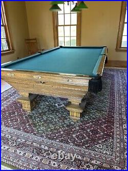 1890 Brunswick Pool Table