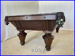 1990 Narragansett 8ft antique brunswick billiards pool table