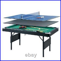 3 in 1 Game Table, Pool Table, Billiard Table, Multi Table Games, Table Tennis