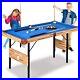 4-5ft-Folding-Pool-Table-54in-Portable-Foldable-Billiards-Game-Table-for-and-01-dus