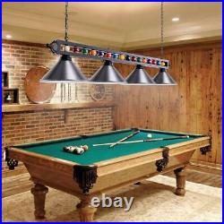 4 Light Ball Design Pool Table Lamp Billiard Pendant Ceiling Fixture Chandelier