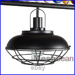 45 Metal Ball Design Hanging Pool Table Light Billiard Lamp with 3 Metal Shades