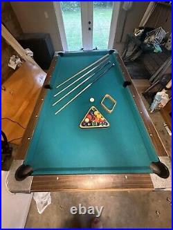 46X92 Slate top Valley Made Pool Table With Accessories