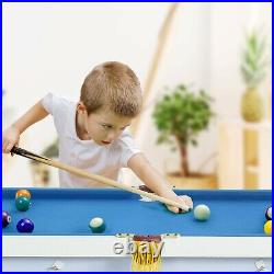 47 Folding Billiard Table Pool Game Indoor Kids with Cues & Brush & Chalk