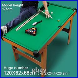 48 Green Mini Pool Table, Billiard Tables Includes 21 Billiards Equipment