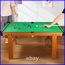 48 Green Mini Pool Table, Billiard Tables Includes 21 Billiards Equipment