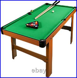 48 Green Mini Pool Table, Billiard Tables Includes 21 Billiards Equipment Acces