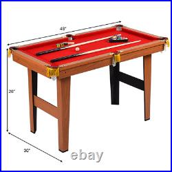 48 Inch Mini Table Top Pool Table Game Billiard Set