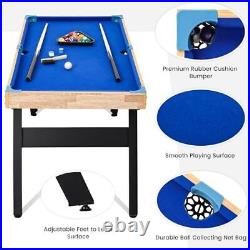 48 Pool Table Portable Billiards Table for Kids and Adults Mini Billiards Ga
