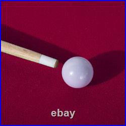 4Ft Pool Table Foldable Billiard Table Kid Adult Mini Game Table 2 Cue Sticks