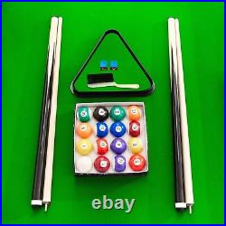 5.5 Ft Billiards Table Pool Table Billiard Table Set Includes Balls Cues Folding