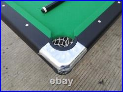 5.5 Ft Folding Pool Table Billiard Desk Indoor Game Table Chalk Brush Portable