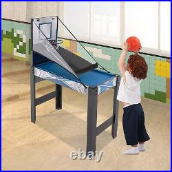 5 in 1 Multi Game Table 36 Foldable Combo Game Table Indoors Hockey Pool Soccer