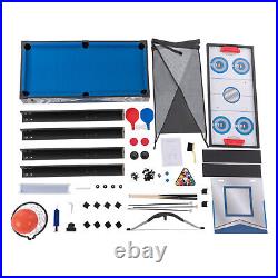 5 in 1 Multi Game Table 36 Foldable Combo Game Table Indoors Hockey Pool Soccer