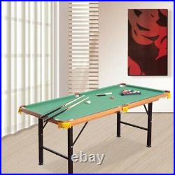 54 Folding Billiard Pool Table, Portable Game Table Set, Kids Children Adults