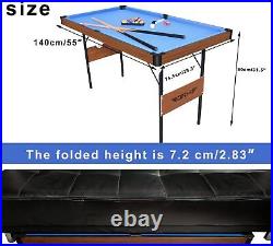 55Inch Multi Function 3 in 1 Combo Game Table, Folding Pool Table/Billiard Table