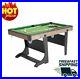 60-Folding-Pool-Table-with-Accessories-with-Locking-Pin-Green-Cloth-NEW-01-gcx