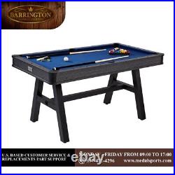 60 Pool Billiards Table W Cues, Balls, Triangle, Chalk At Home Game Room Arcade