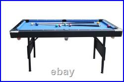 6535'' Billiards Ball Pool Table MDF+Steel Foldable Children's Game American