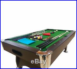 7' Feet Billiard Pool Table Snooker Full Set Accessories Game mod. Green Season