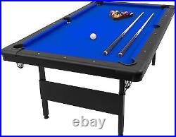 7 Ft Billiards Pool Table Portable Heavy Duty Includes Full Set of Balls NEW US