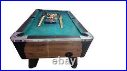 7' Great American DAYNAMO COMMERCIAL COIN-OP POOL TABLE COMES WITH 8 STICKS