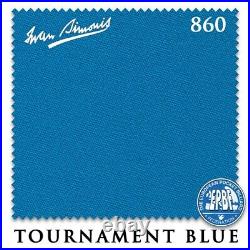 7' Simonis 860 Pool Table Cloth Tournament Blue AUTHORIZED DEALER