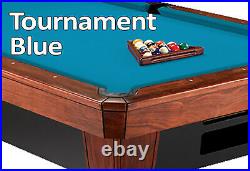 7' Simonis 860 Tournament Blue Pool Table Cloth Felt
