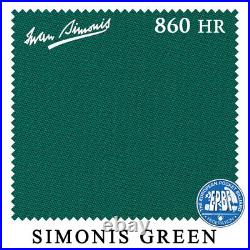 7' Simonis 860HR Pool Table Cloth Simonis Green AUTHORIZED DEALER
