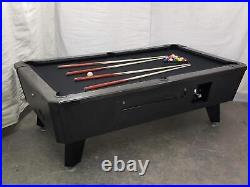 7' VALLEY Black Kat COMMERCIAL COIN-OP POOL TABLE NEW Blue CLOTH
