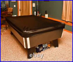 7' VALLEY Black Kat COMMERCIAL NON-COIN-OP POOL TABLE Red CLOTH