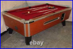 7' VALLEY COIN-OP POOL TABLE MODEL ZD-7 WithBLUE CLOTH ALSO AVAIL IN 6 1/2', 8