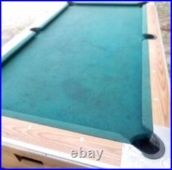 7' VALLEY COIN-OP POOL needs new felt and coin mechanism