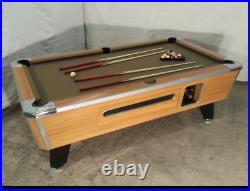 7' VALLEY COMMERCIAL COIN-OP POOL TABLE MODEL Black Cat NEW RED CLOTH