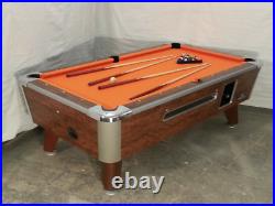 7' VALLEY COMMERCIAL COIN-OP POOL TABLE MODEL ZD-4 NEW Blue CLOTH