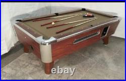 7' VALLEY COMMERCIAL COIN-OP POOL TABLE MODEL ZD4 (Taupe Felt)