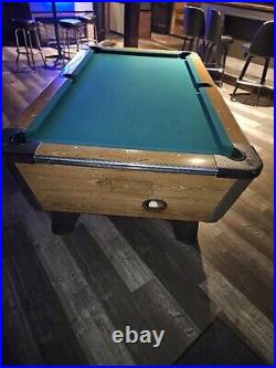 7' Valley Coin Operated Pool TableValley 7' Fully Function