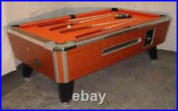 7' Valley Coin-op Pool Table Model Zd7 With Red Cloth Also Avail In 6 1/2', 8