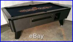 7' Valley Commercial Coin-op Pool Table Model Zd4- New Purple Cloth