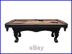 7 foot FURNITURE STYLE POOL TABLE (Non-Slate) THE AVENTURA by BERNER BILLIARDS