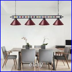 70 Light Pool Table Chandelier Billiard Pendant Ceiling Fixture Lamp with Ball