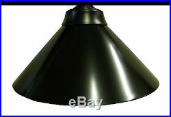 72 Black Metal Ball Design Pool Table Light Billiard lamp W Black Metal Shades