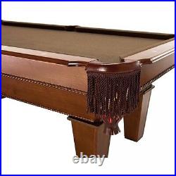 7ft Billiard Pool Table with Accessories 2 Chalk Triangle 2 Cues and Ball Set