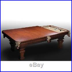 8' Antique Walnut Dining Top Conversion for Pool Tables with Free Shipping