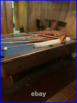 8' Billiard Pool Table 1963. All accessories included