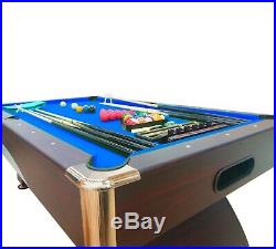 8' Feet Billiard Pool Table Snooker Full Accessories Game BELLAGIO Blue 8FT