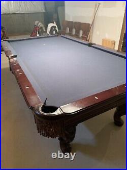 8 Ft Olhausen Pool Table With Accufast bumpers