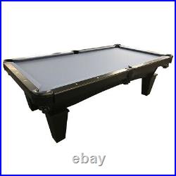 8' Mustang Pool Billiards Table Black Onyx