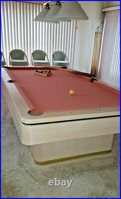 8' Pro Modern Furniture Pool Table, Florida Contemporary Pool Table